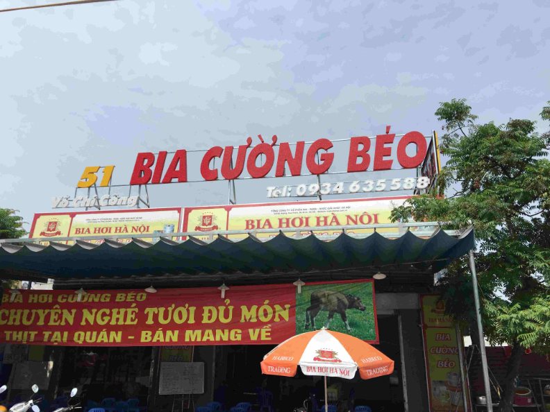 biển quảng cáo bia hơi hà nội