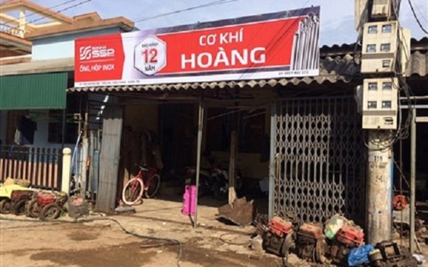 Mẫu biển quảng cáo cơ khí đẹp - Mẫu 19