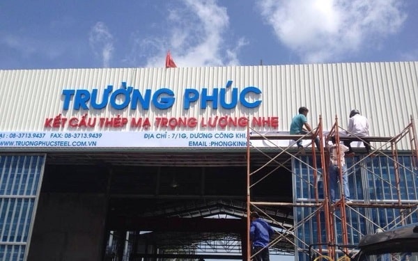 Mẫu biển quảng cáo cơ khí đẹp - Mẫu 17