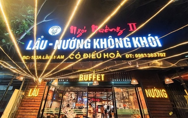 Mẫu biển quảng cáo lẩu nướng đẹp - Mẫu 11