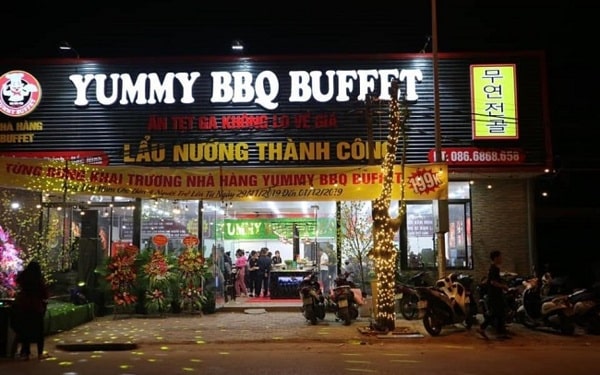 Mẫu biển quảng cáo lẩu nướng đẹp - Mẫu 10