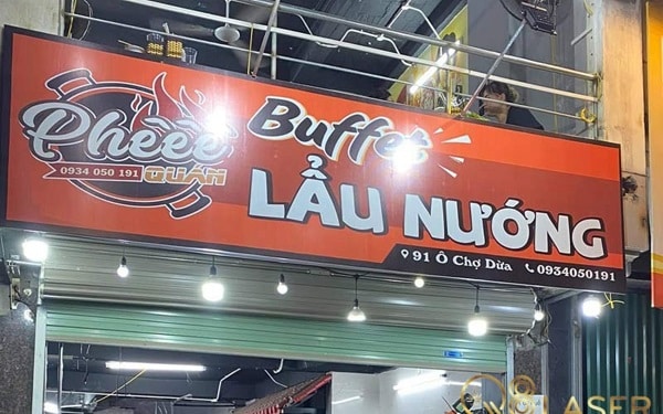 Mẫu biển quảng cáo lẩu nướng đẹp - Mẫu 18