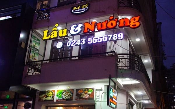 Mẫu biển quảng cáo lẩu nướng đẹp - Mẫu 13