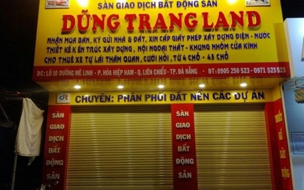 Mẫu biển quảng cáo mua bán nhà đất đẹp - Mẫu 10