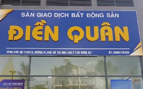 Mẫu biển quảng cáo mua bán nhà đất đẹp - Mẫu 16