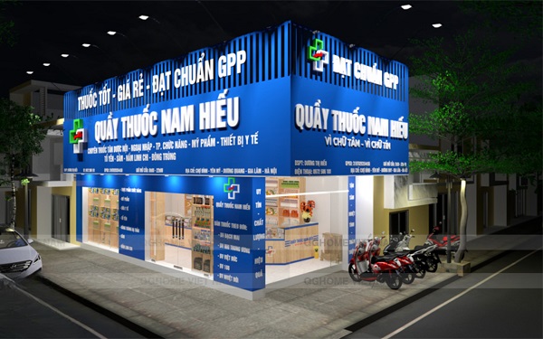 Biển quảng cáo nhà thuốc hộp đèn