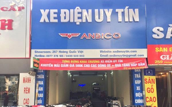 Mẫu biển quảng cáo xe đạp điện - Mẫu 9
