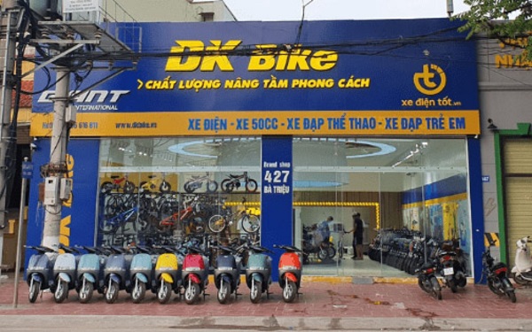 Mẫu biển quảng cáo xe đạp điện - Mẫu 5