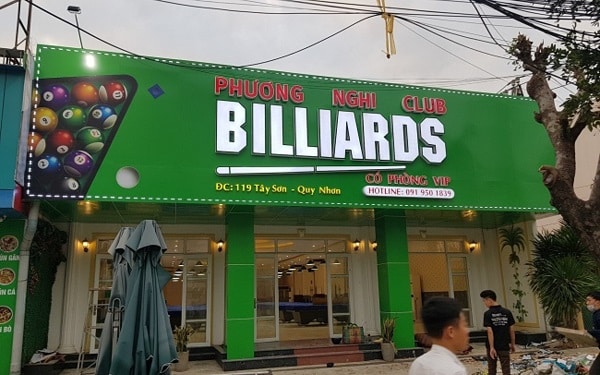 Mẫu biển quảng cáo quán bida đẹp - Mẫu 10