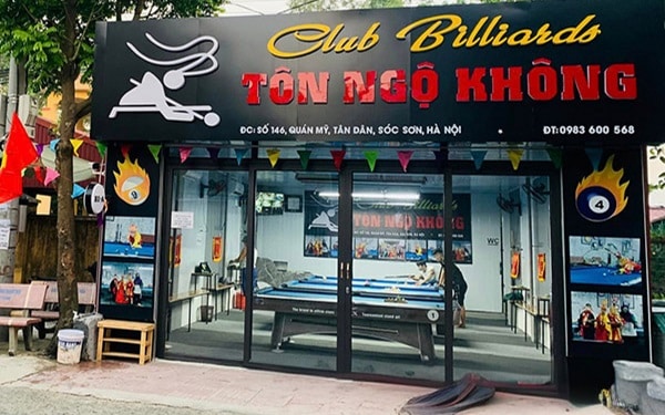mẫu biển quảng cáo bida đẹp, hiện đại