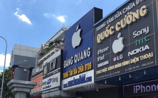 mẫu biển quảng cáo cửa hàng Iphone Apple đẹp - Mẫu 9