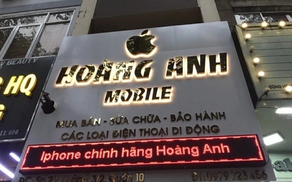 mẫu biển quảng cáo cửa hàng Iphone Apple đẹp - Mẫu 2