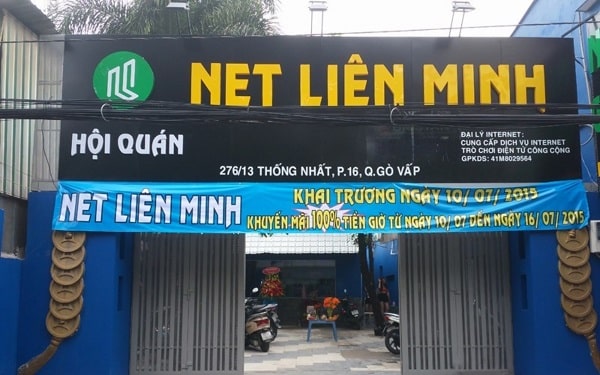 Mẫu biển quảng cáo quán net đẹp - Mẫu 12