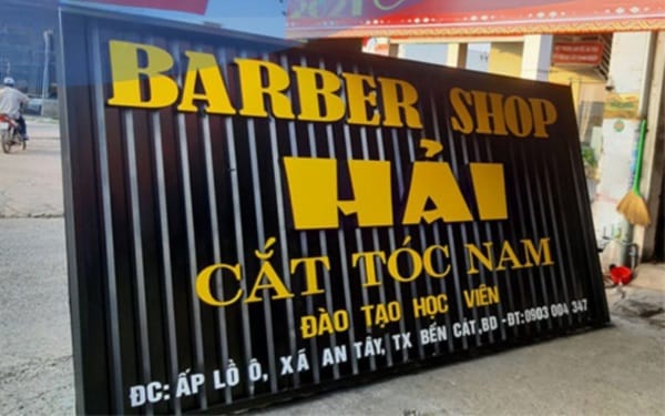 Mẫu biển quảng cáo tôn sóng đẹp - Mẫu 13