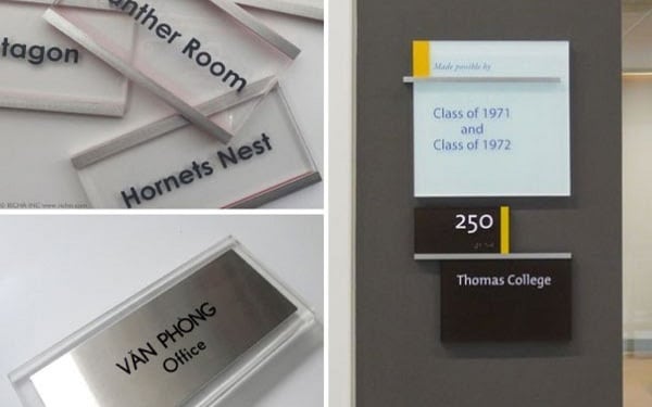 Nguyên tắc thiết kế biển phòng ban