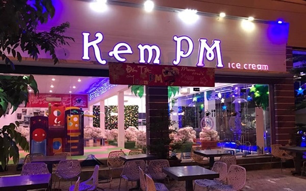 Mẫu biển quảng cáo kem tươi đẹp - Mẫu 35