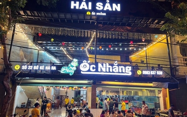 Mẫu biển quảng cáo quán ốc - Mẫu 19