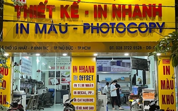 Mẫu biển quảng cáo photocopy đẹp - Mẫu 13