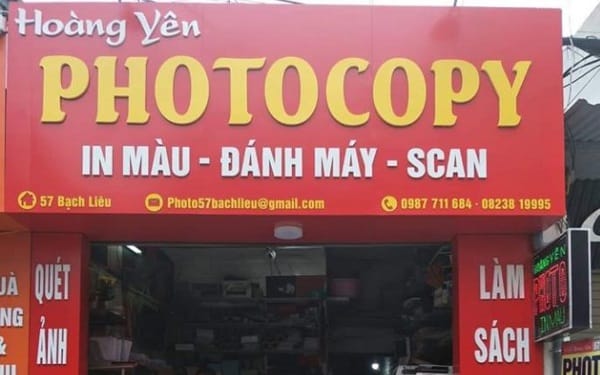 Mẫu biển quảng cáo photocopy đẹp - Mẫu 30
