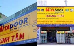 mẫu biển quảng cáo nhôm kính đẹp - Mẫu 1