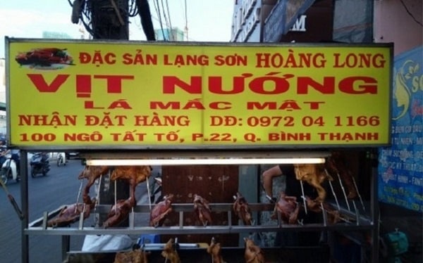 Mẫu biển quảng đẹp cho quán vịt quay - Mẫu 30