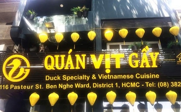 Mẫu biển quảng đẹp cho quán vịt quay - Mẫu 19