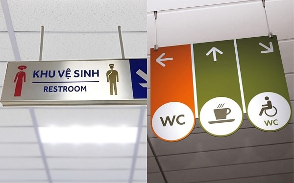 bien-chi-dan-tha-tran Mẫu biển chỉ dẫn thả trần đẹp - Mẫu 19